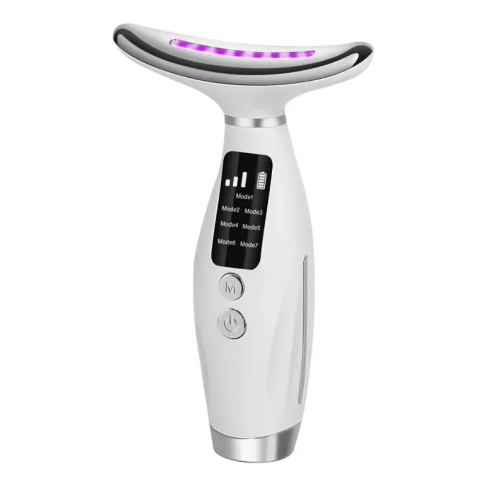 Hailicare Led Neck Face Massager With Heating And Vibration Therapy
