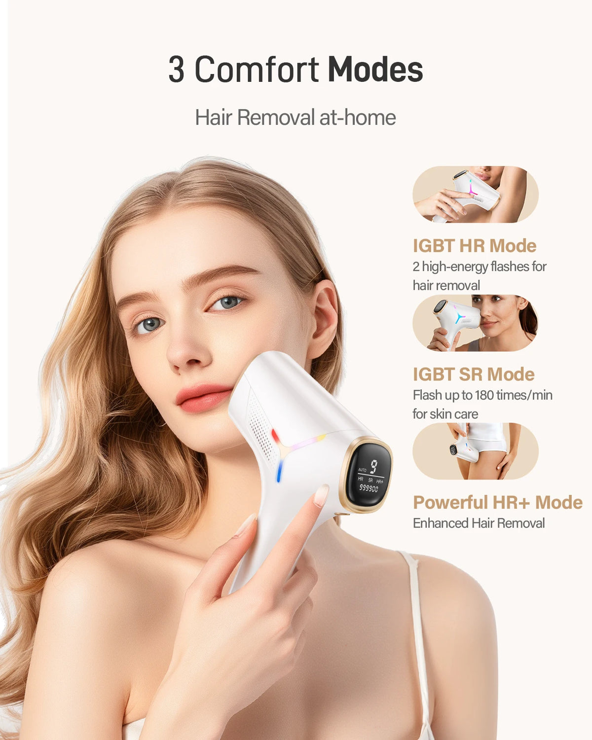 Totmizby IPL Hair Removal For Women Permanent Painless Laser Results