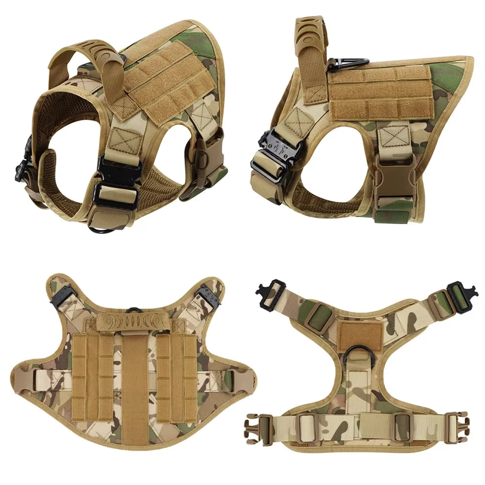 Petravel Padded Tactical Dog Harness Vest With Quick Release
