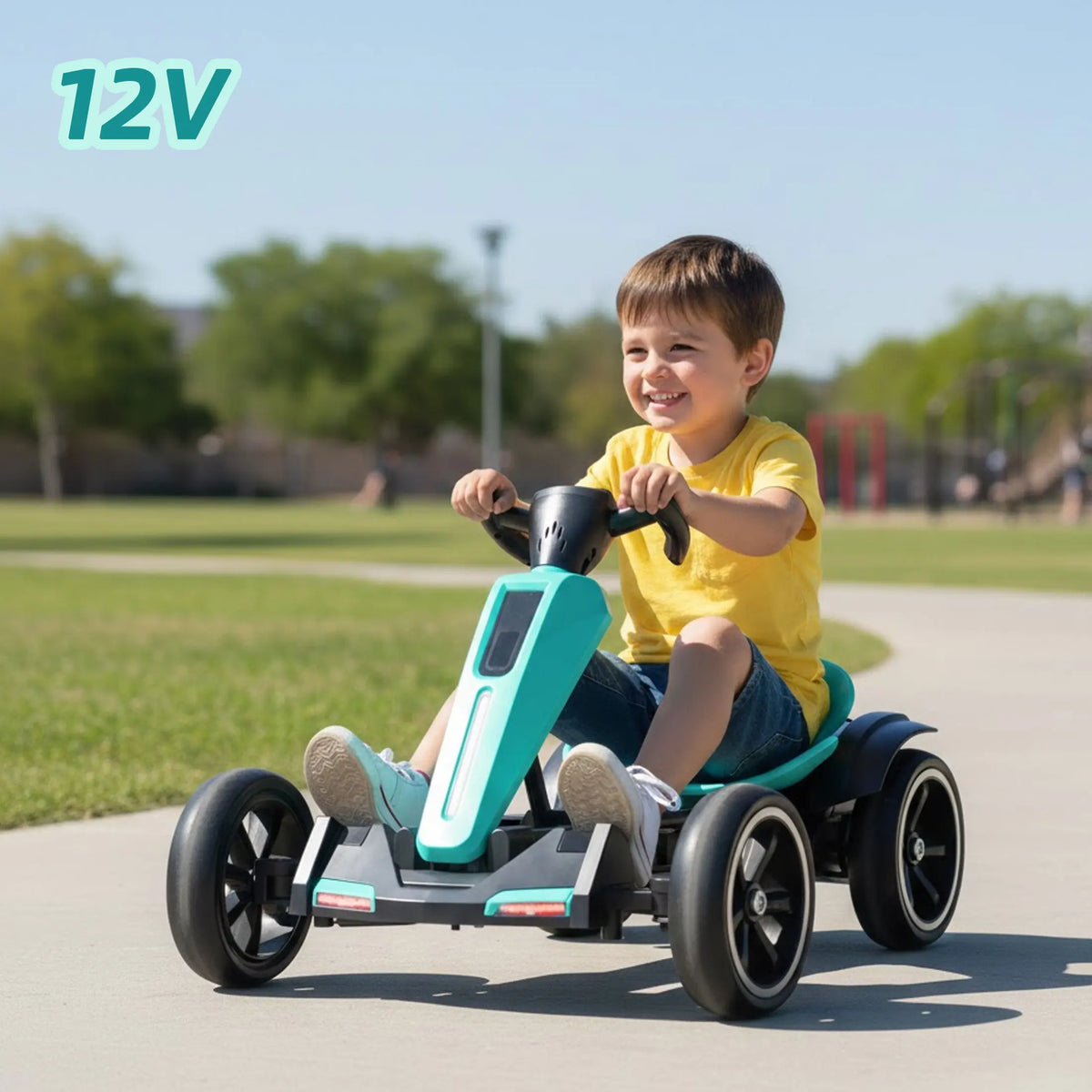 Jueshuai Kids Electric Foldable Go Kart With Adjustable Seat
