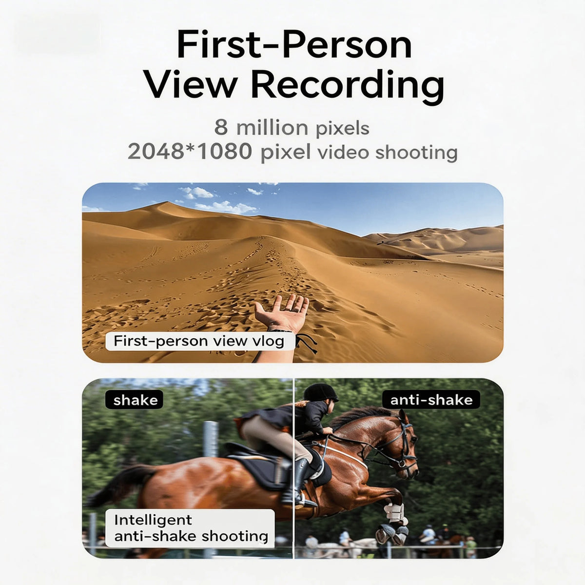 W&O Smart Camera Glasses With AI Translation And Audio