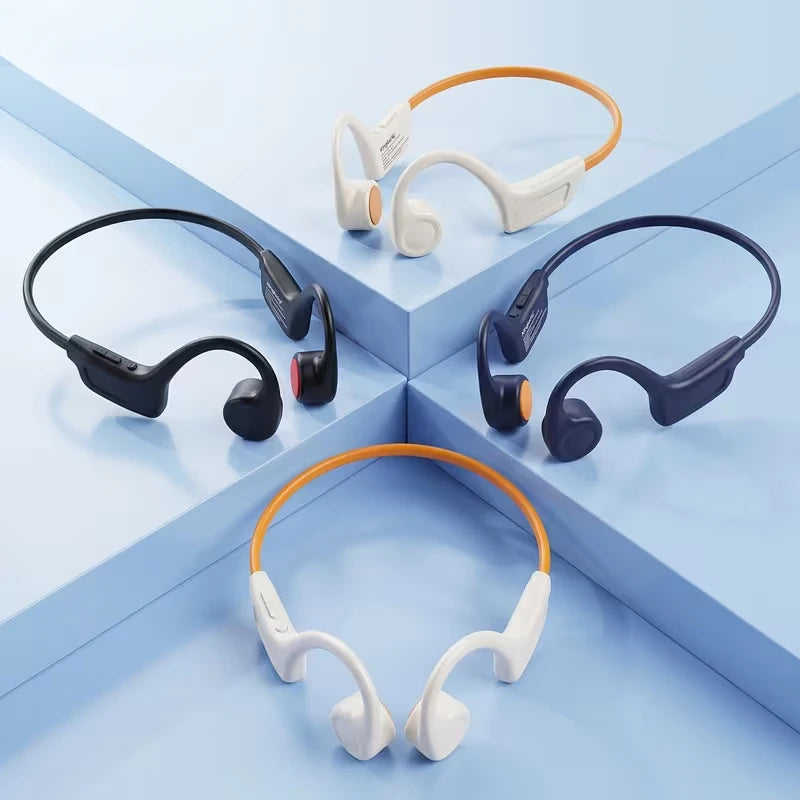 Open Ear Bone Conduction Headphones With Microphone For Running