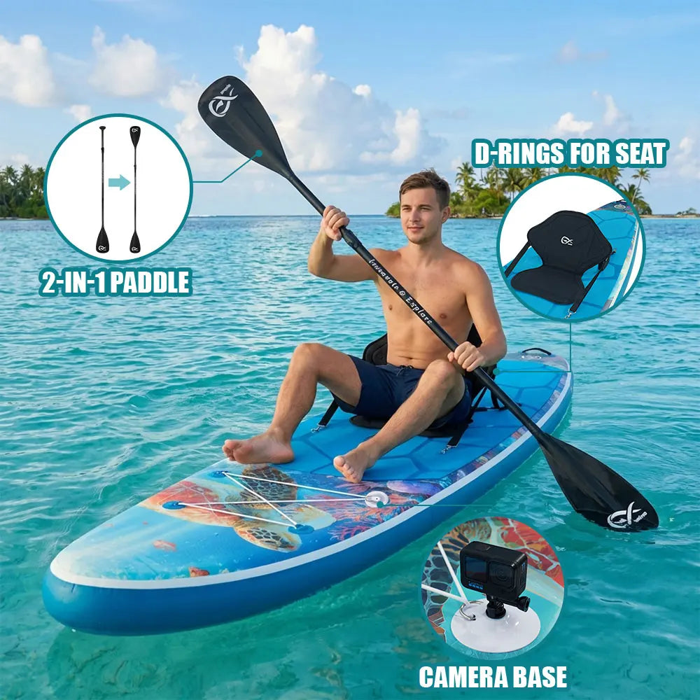 InnoExpo Inflatable Stand Up Paddle Board For Outdoor Recreation