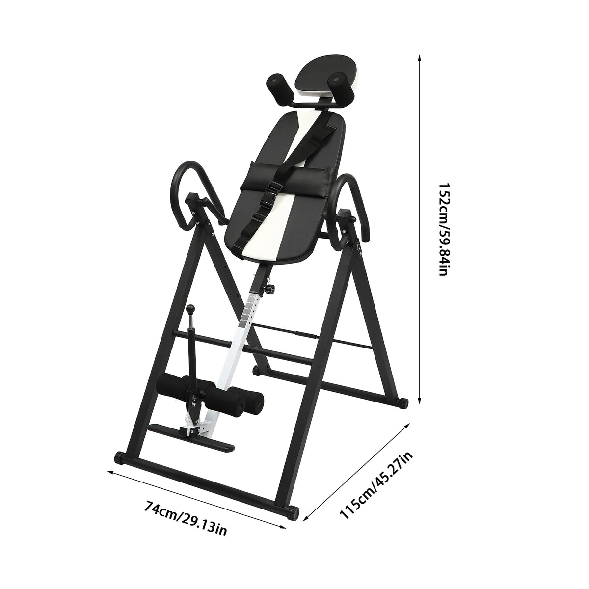 Adjustable Inversion Table For Home Back Pain Relief Therapy
