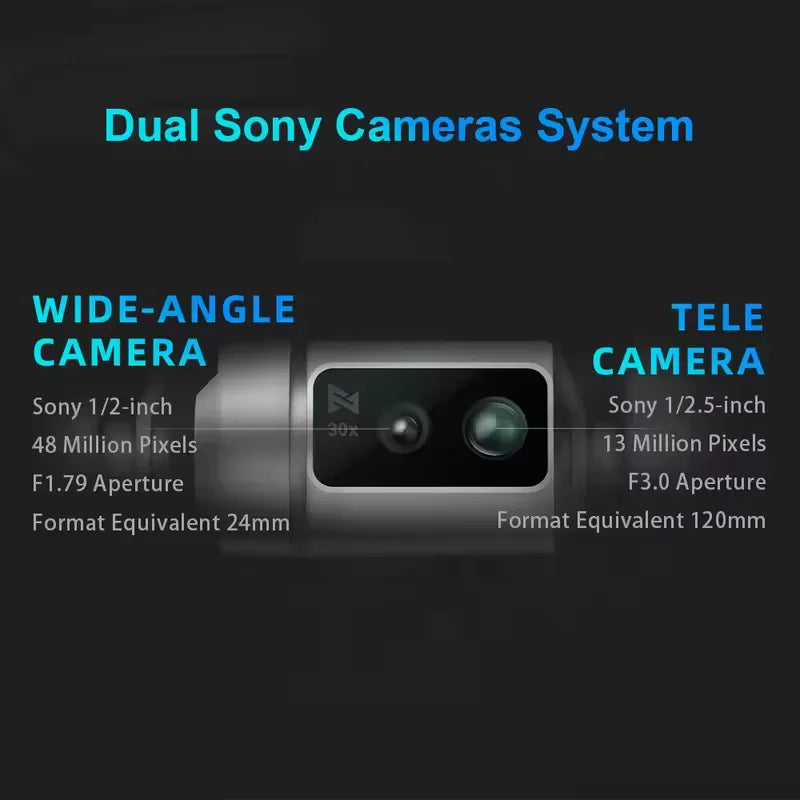 Fimi X8 Tele Max Professional Drone 4K 30x 3-Axis Gimbal