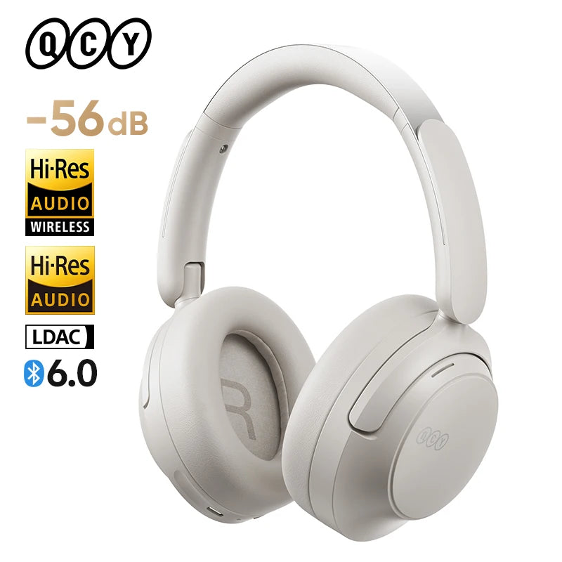 QCY H3S Wireless Over-Ear Headphones Hi-Res LDAC Spatial Sound ANC