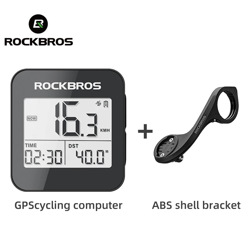 Rockbros Bike Computer GPS Speedometer IPX6 Waterproof Odometer
