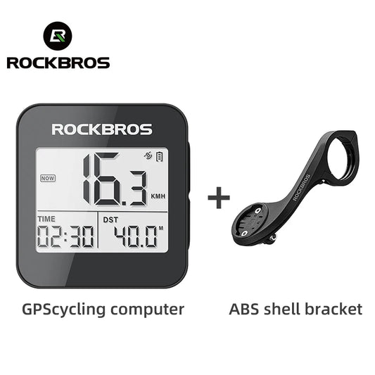 Rockbros Bike Computer GPS Speedometer IPX6 Waterproof Odometer