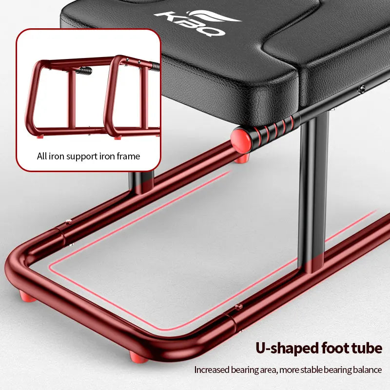 KBQ Inverted Yoga Stool With Double Armrests For Balance Training