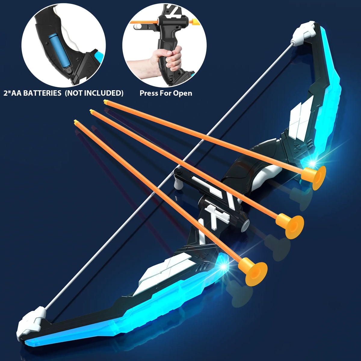 29" Large Dart Board,2 Pcs Bow and Arrow for Kids LED Light Up Archery Set With 24 Suction Cup Arrows, Indoor Outdoor Sport Toys Gifts for Boys Girls Ages 3-12 Birthday Halloween Christmas Gift