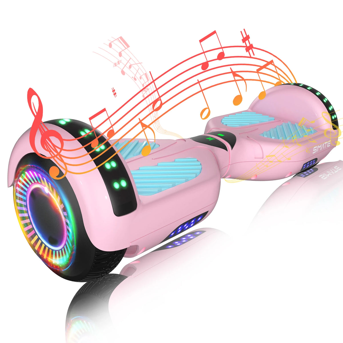 Self Balancing Bluetooth Hoverboard With App Control And LED Lights