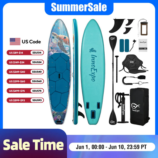 InnoExpo Inflatable Stand Up Paddle Board For Outdoor Recreation