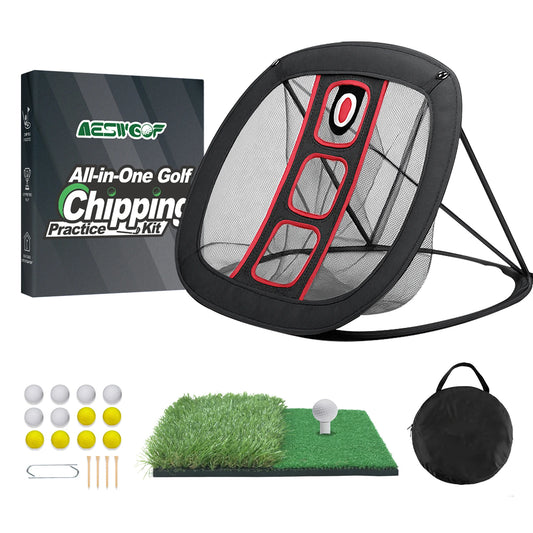 Aeswgofof Golf Practice Net For Chipping And Training