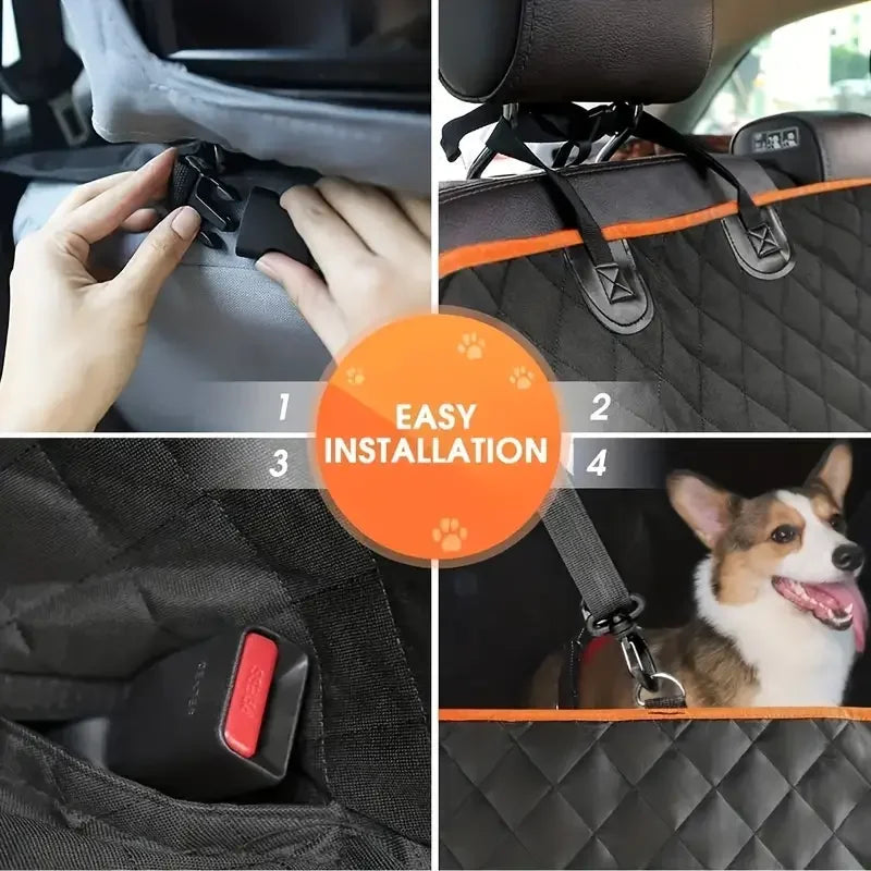 Durable Waterproof Dog Car Seat Cover Hammock Back Protector