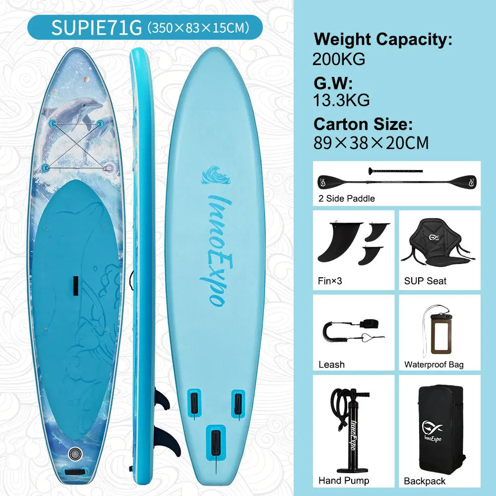 InnoExpo Inflatable Stand Up Paddle Board For Outdoor Recreation