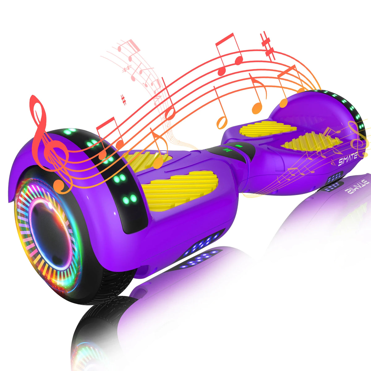 Self Balancing Bluetooth Hoverboard With App Control And LED Lights