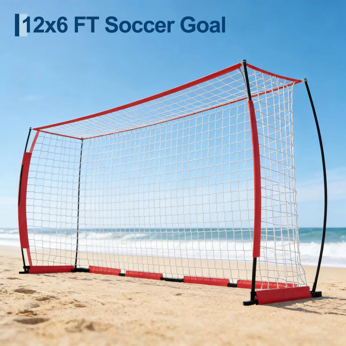 HiMISS Heavy Duty Foldable Soccer Goal For Backyard Training