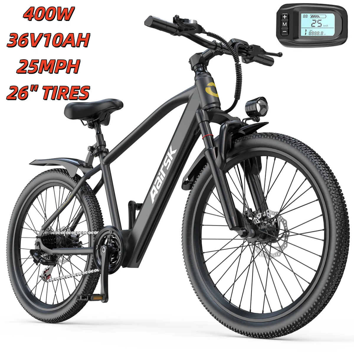 EOEOTWO Adult Fat Tire Electric Bike With 1000 Watt Motor