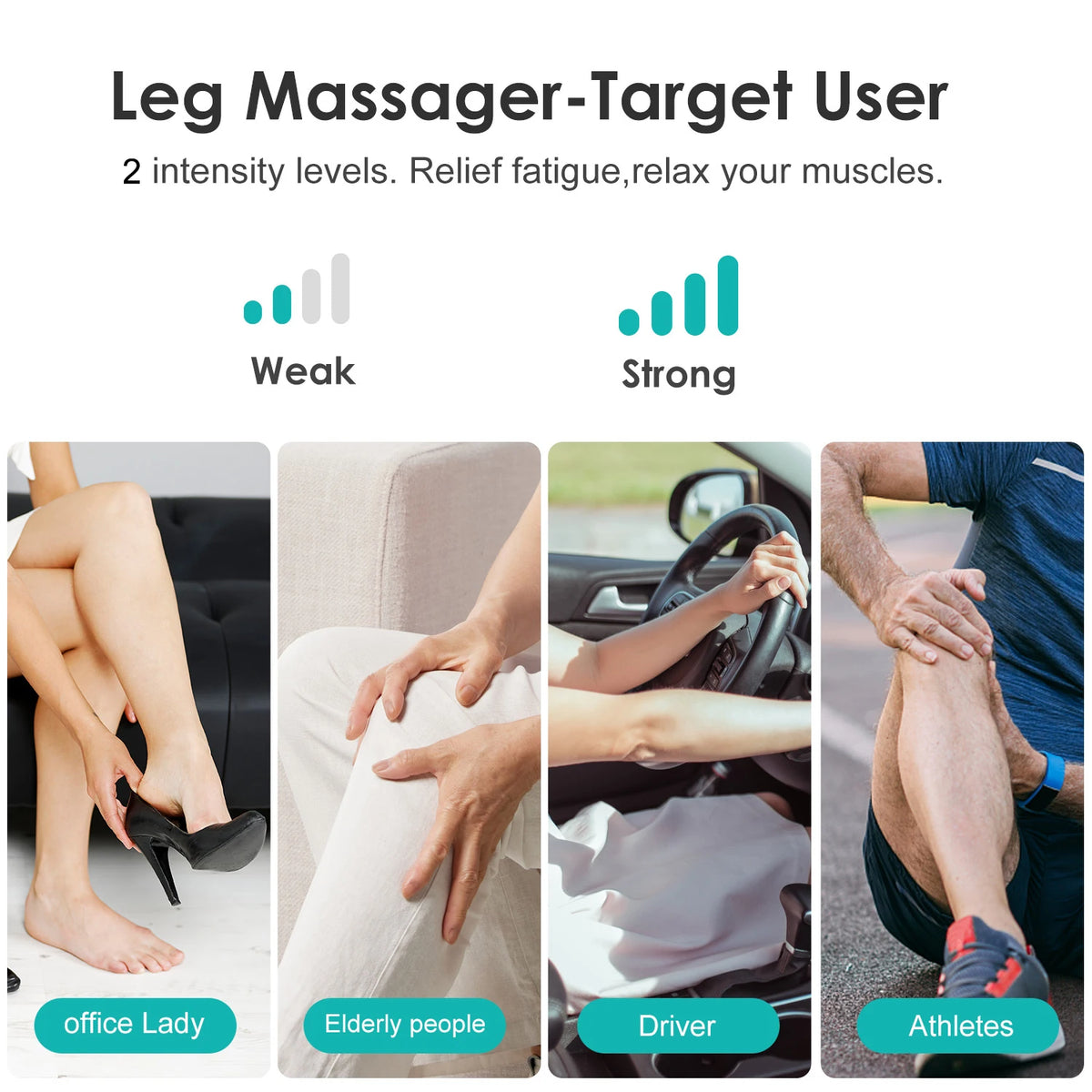 Sejoy Leg Air Compression Massager For Heated Foot And Calf