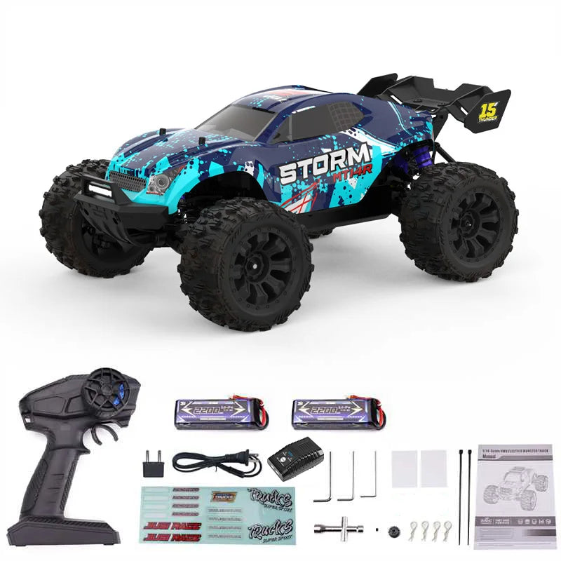 JIUSI Brushless 4WD Remote Control Off Road Racing RC Truck