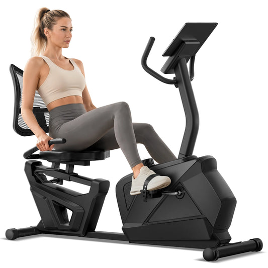 Umay Magnetic Recumbent Stationary Bike For Home Fitness