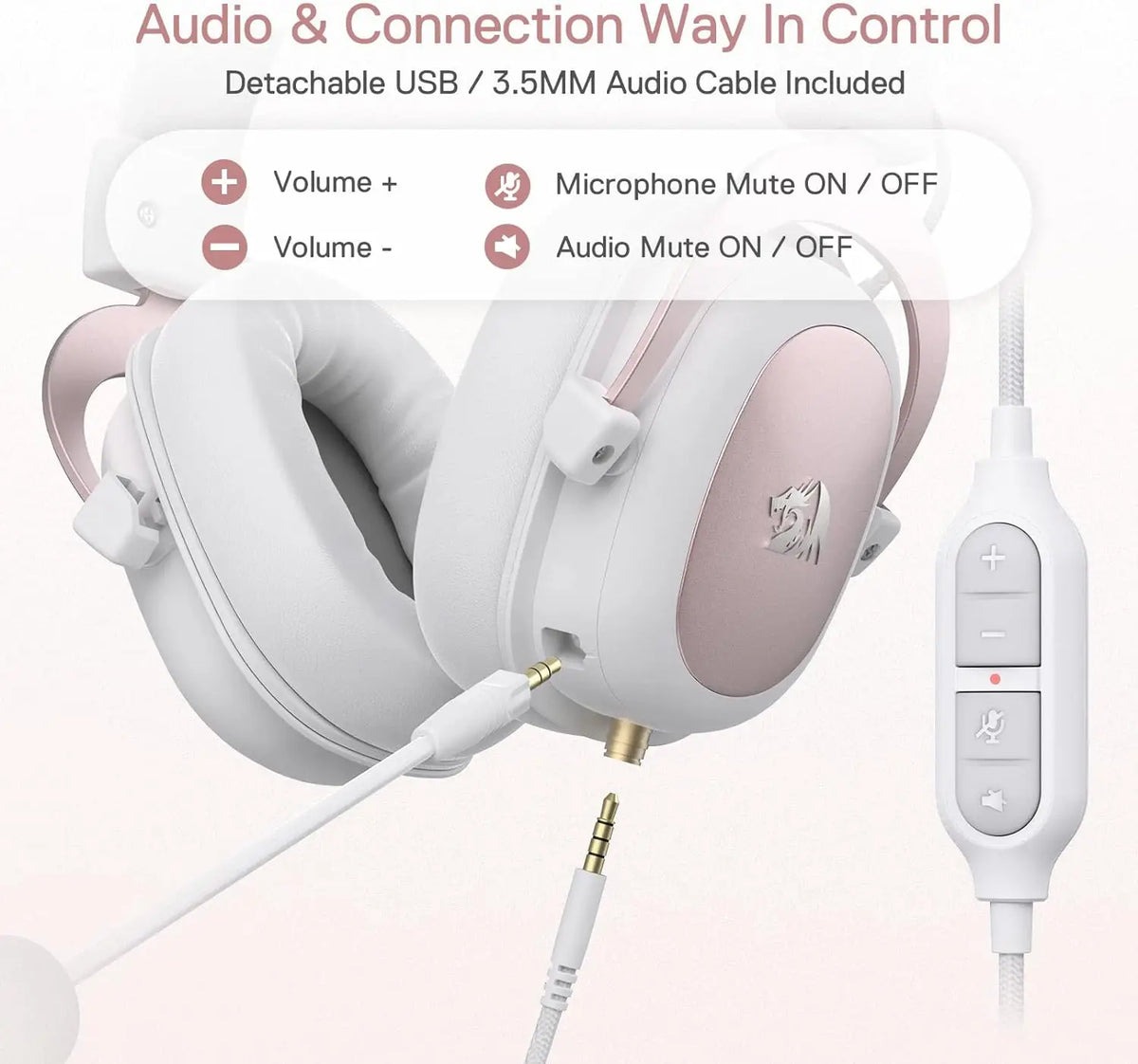 Redragon H510 Zeus Wired Gaming Headset With Immersive Audio