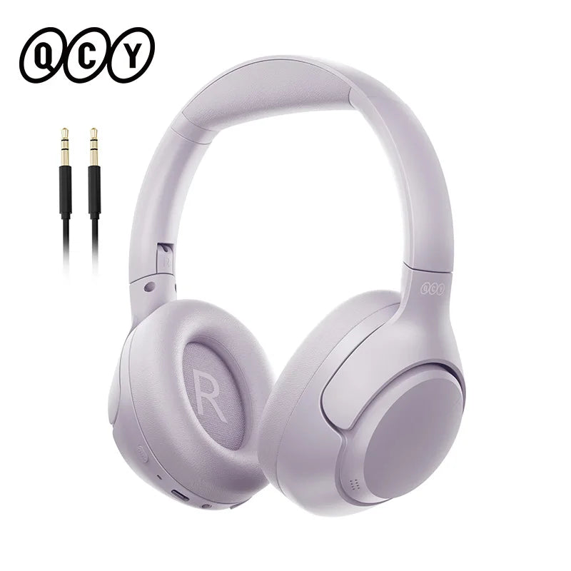 QCY H3 Bluetooth 5.4 Wireless Headphones Hybrid Active Noise Cancellation