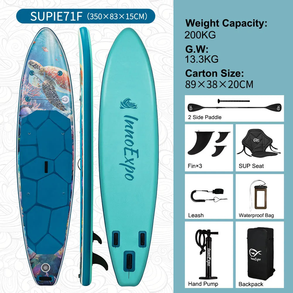 InnoExpo Inflatable Stand Up Paddle Board For Outdoor Recreation