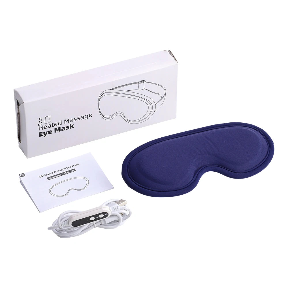 Pastsky Heated Eye Massager Mask Five Heat Levels And Vibration