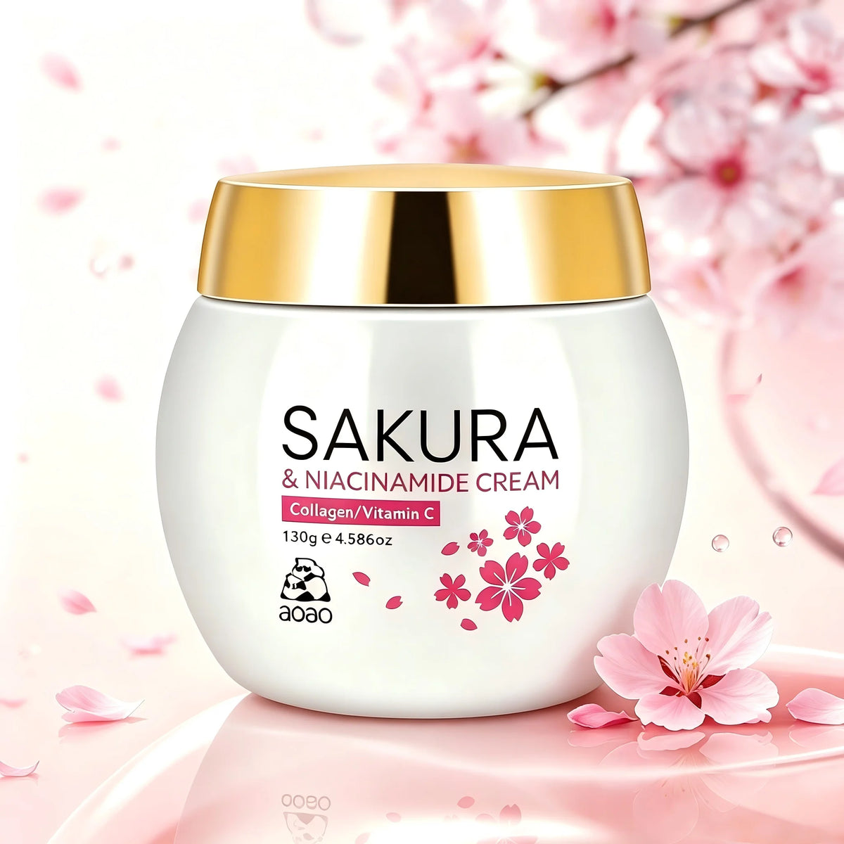 Aoao Sakura Face Cream Collagen Niacinamide Moisturizer For Dry Skin