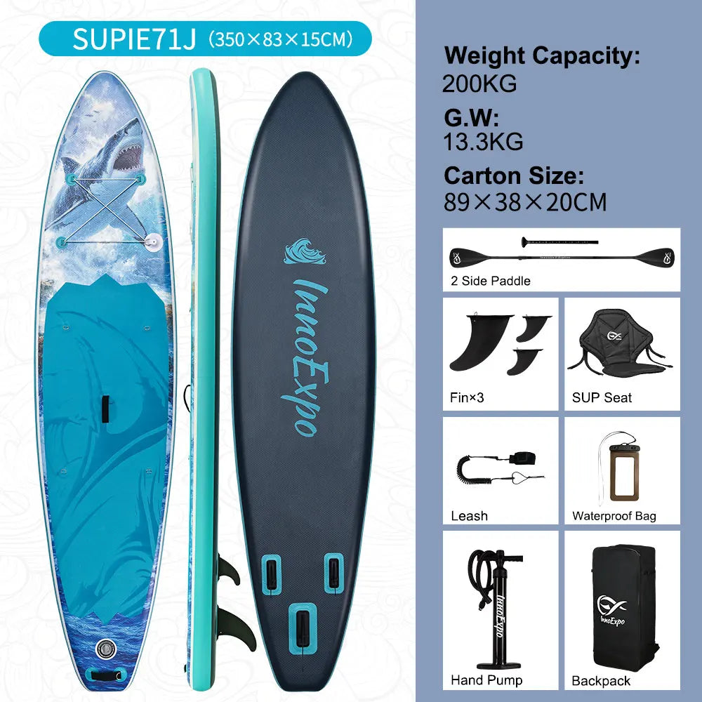 InnoExpo Inflatable Stand Up Paddle Board For Outdoor Recreation