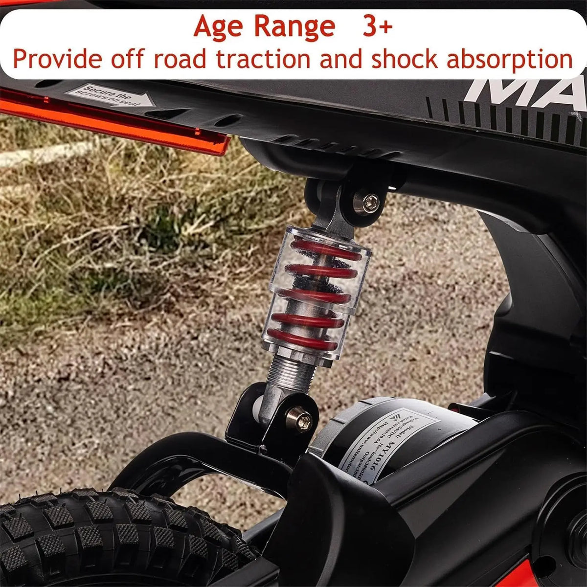 HiMISS 24 Volt Electric Ride On Dirt Bike For Kids