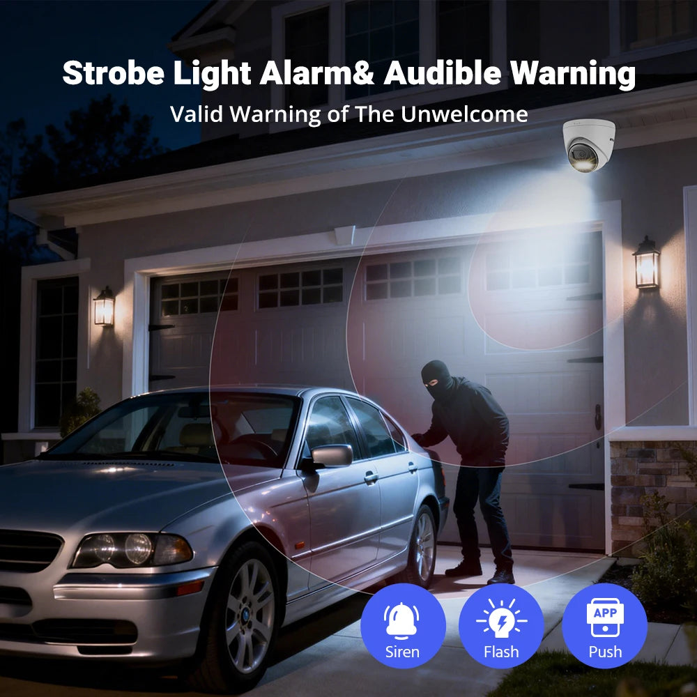ANNKE 3K Dual Light Security Camera With Two Way Audio