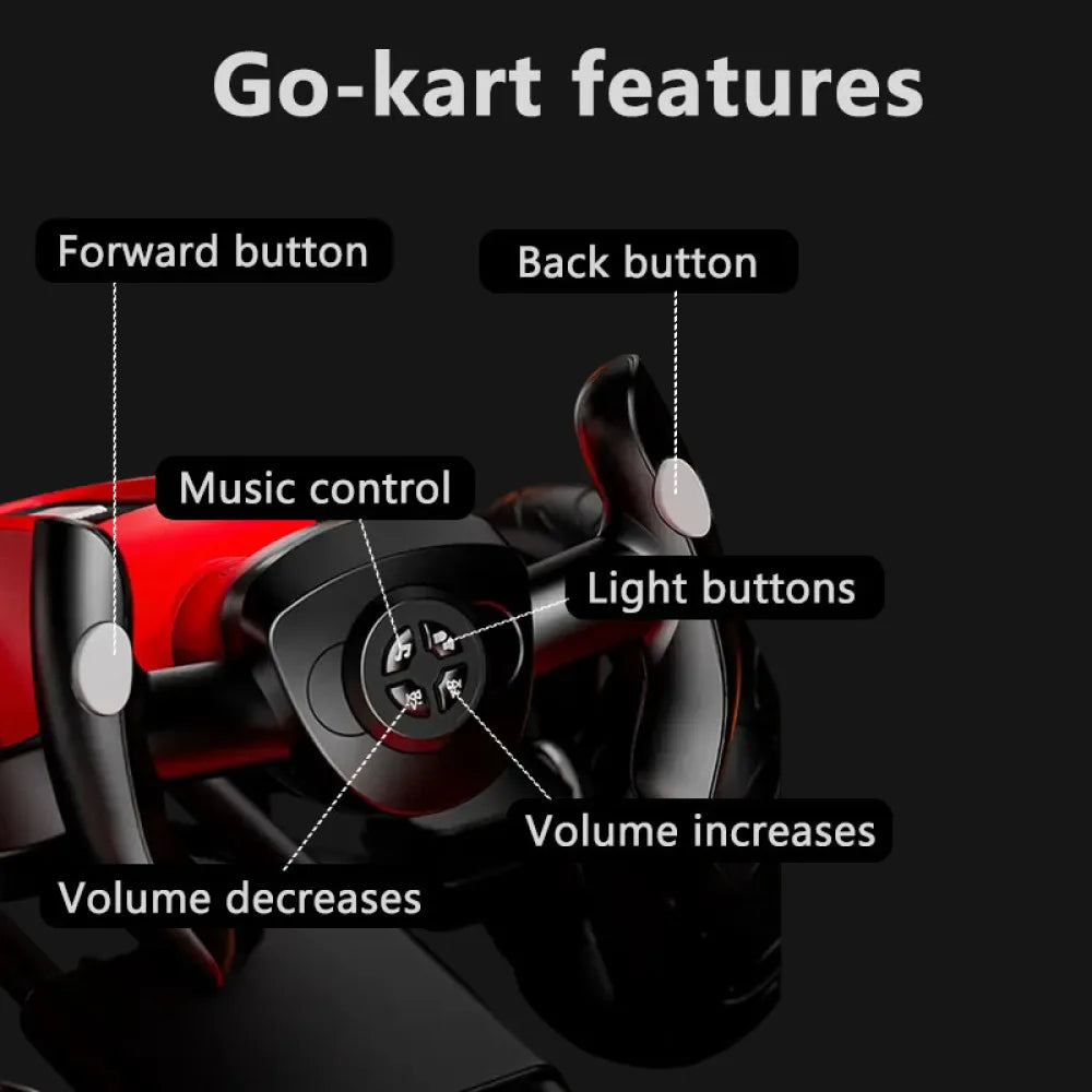 Jueshuai Kids Electric Foldable Go Kart With Adjustable Seat