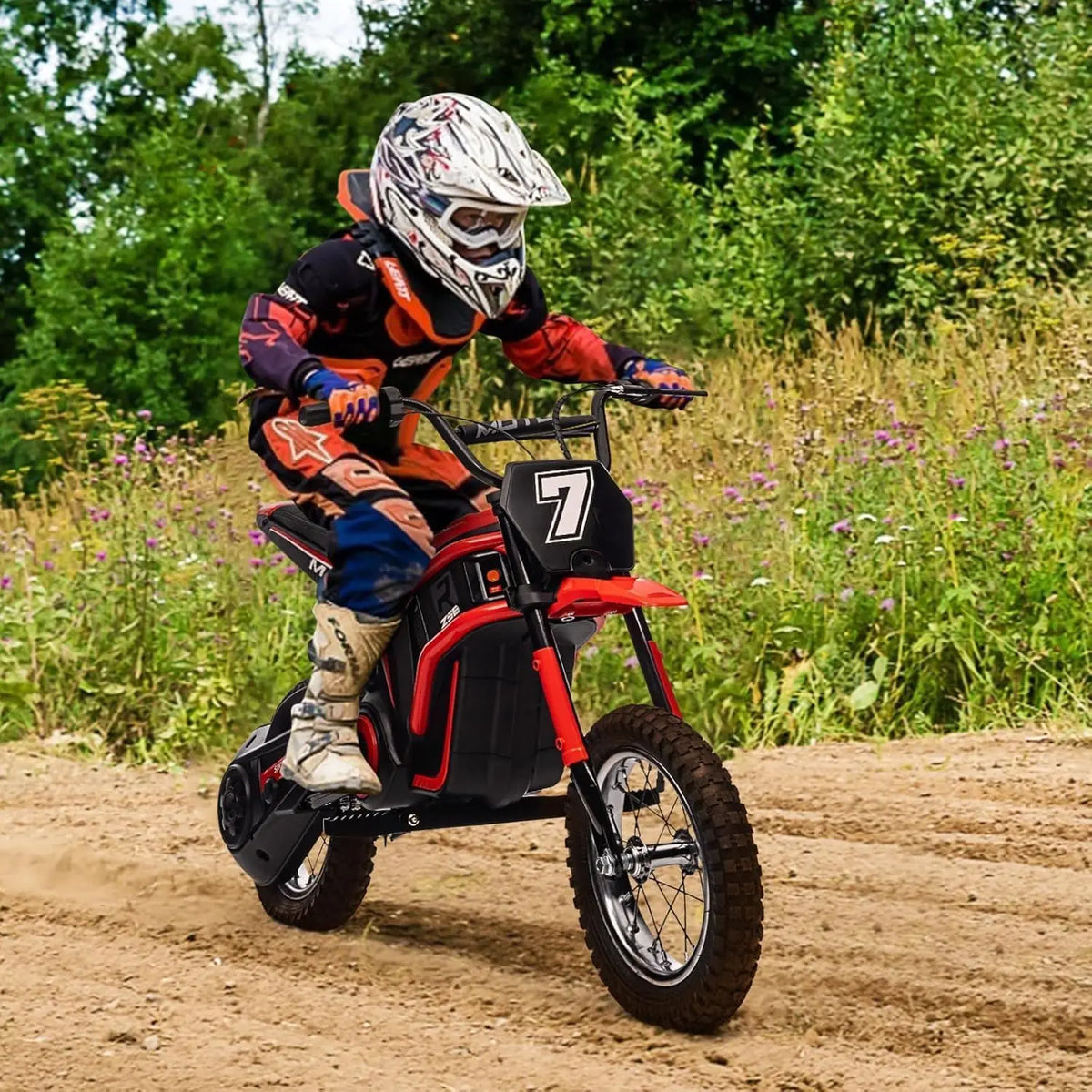 HiMISS 24 Volt Electric Ride On Dirt Bike For Kids