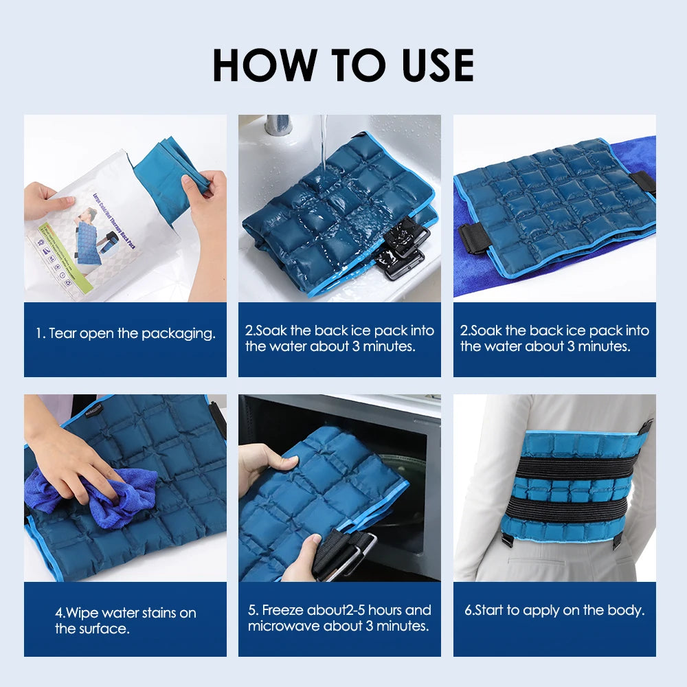 Hailicare Reusable Hot Cold Gel Pack For Muscle Massage