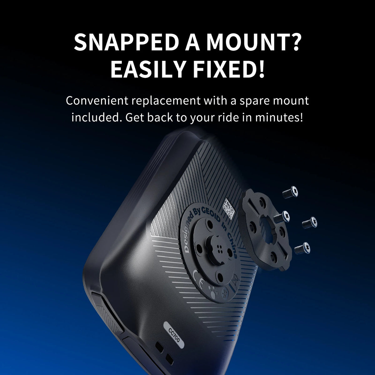 GEOID CC700 Waterproof Bicycle Computer With WiFi Navigation