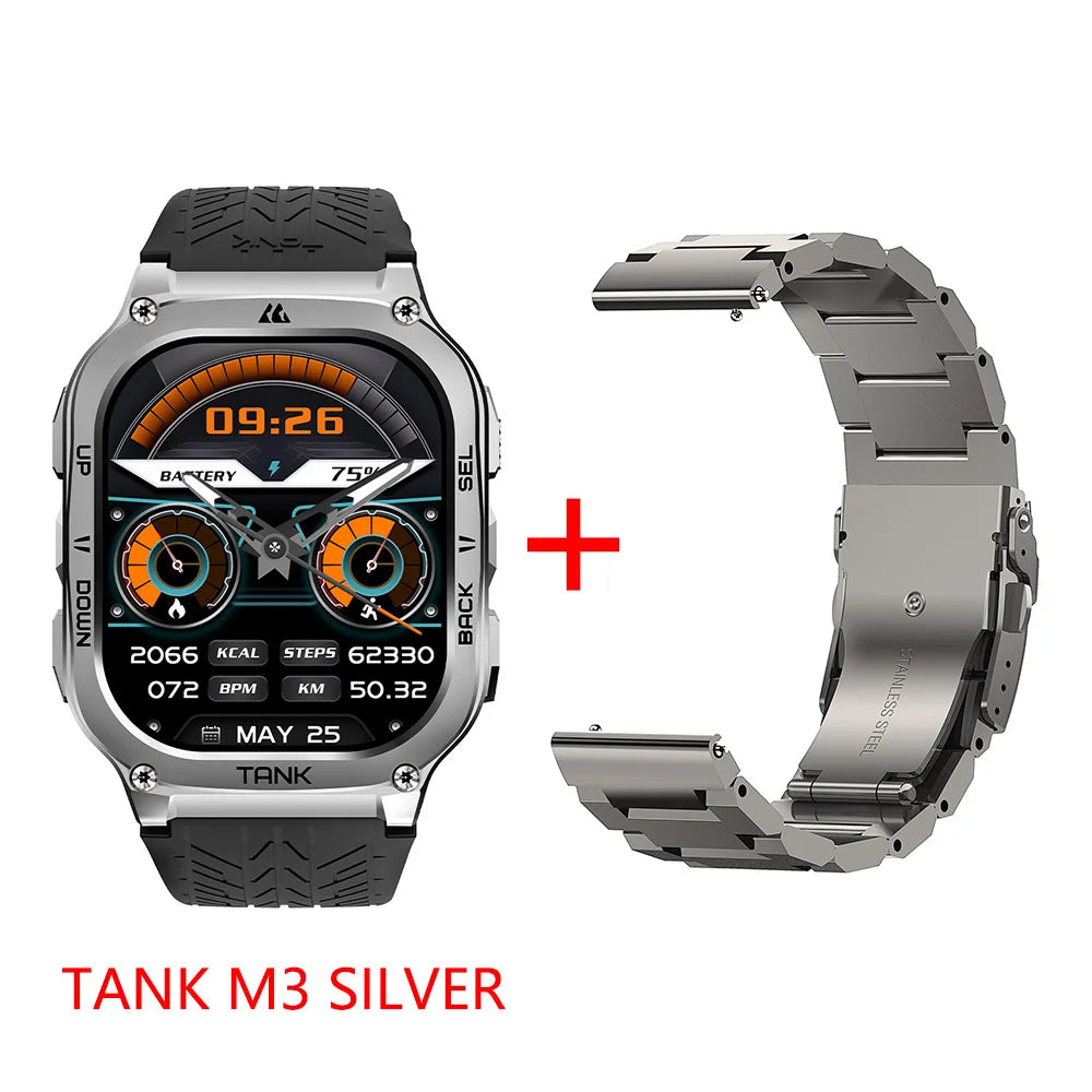 Kospet Tank M3 Smartwatch With Amoled Screen And Fitness Tracking
