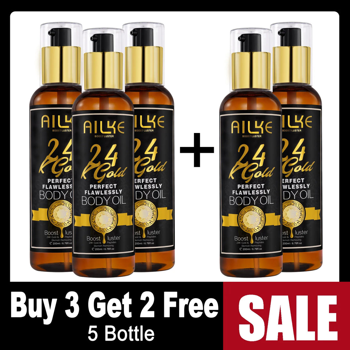 Ailke Brightening Skin Care Set With Vitamin C Moisturizer