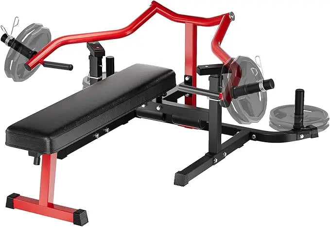 HiMISS Adjustable Chest Press Machine Weight Bench For Home Gym Training