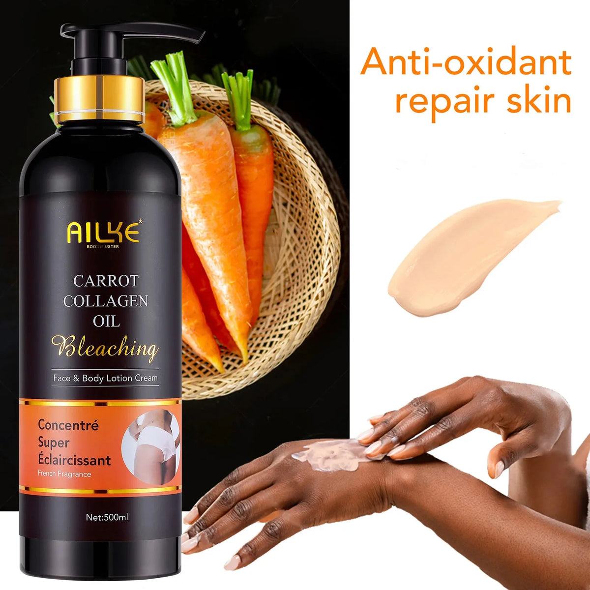 AILKE Collagen Whitening Set For All Skin Types, Lightening, Reduce Dark Spots, Freckles, Hyperpigmentation, Even Skin Tone