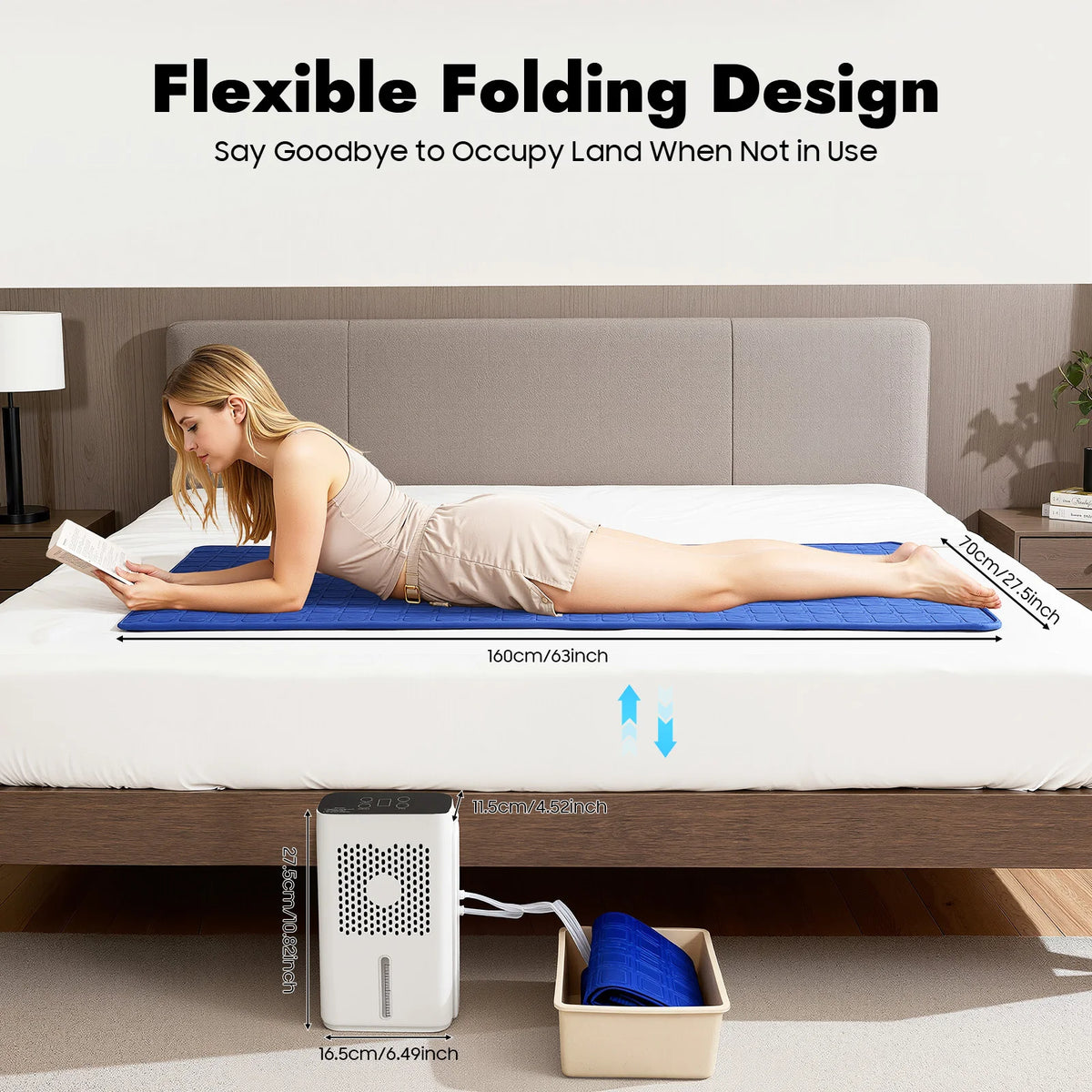 Bymaocar Water Cooled Mattress Chiller With LCD Touch Panel