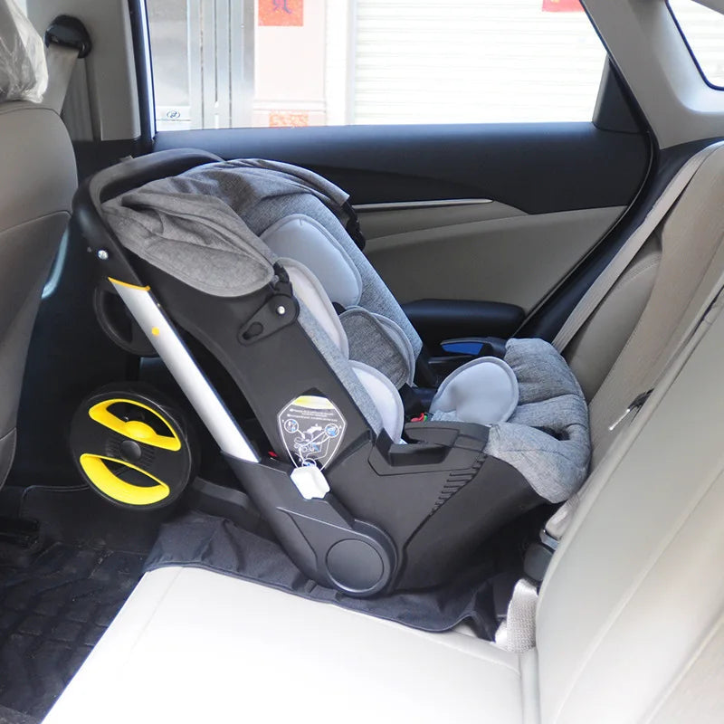 Multifunctional Baby Stroller With Lightweight Car Seat System