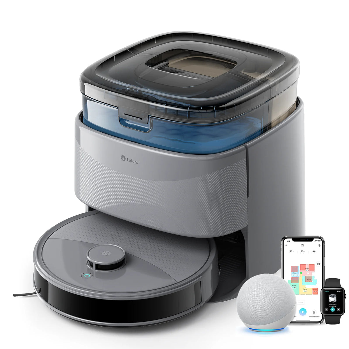 Lefant M3 Max Smart Robot Vacuum And Mop Cleaning System