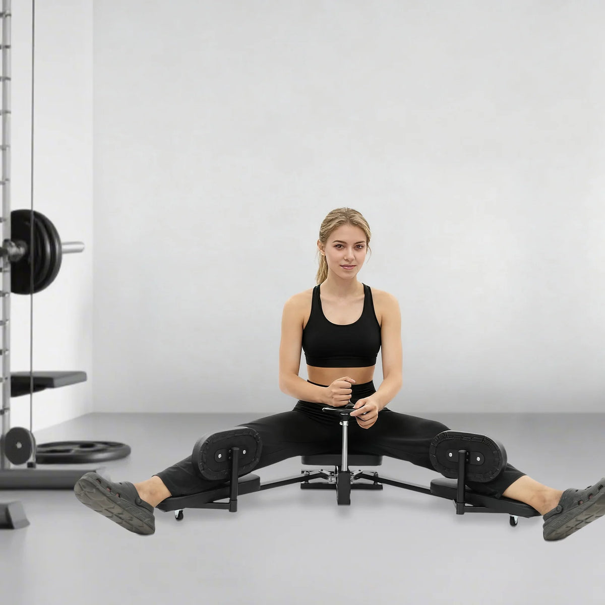 Heavy Duty Adjustable Leg Split Stretcher For Home Gym