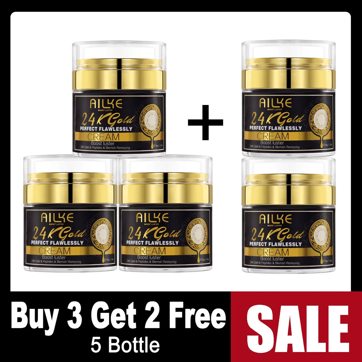 Ailke Brightening Skin Care Set With Vitamin C Moisturizer