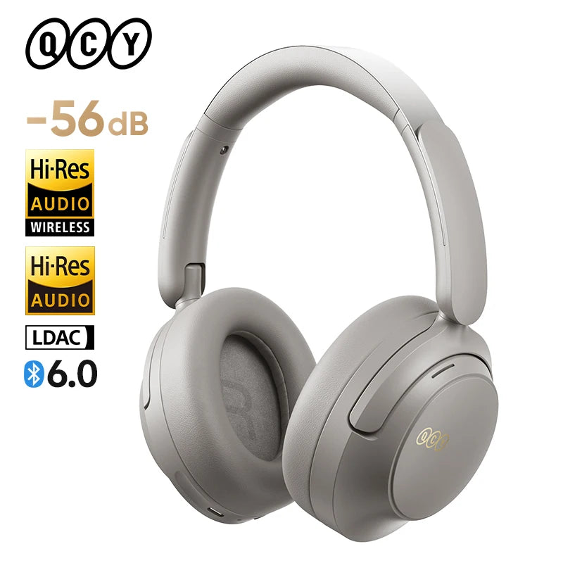 QCY H3S Wireless Over-Ear Headphones Hi-Res LDAC Spatial Sound ANC