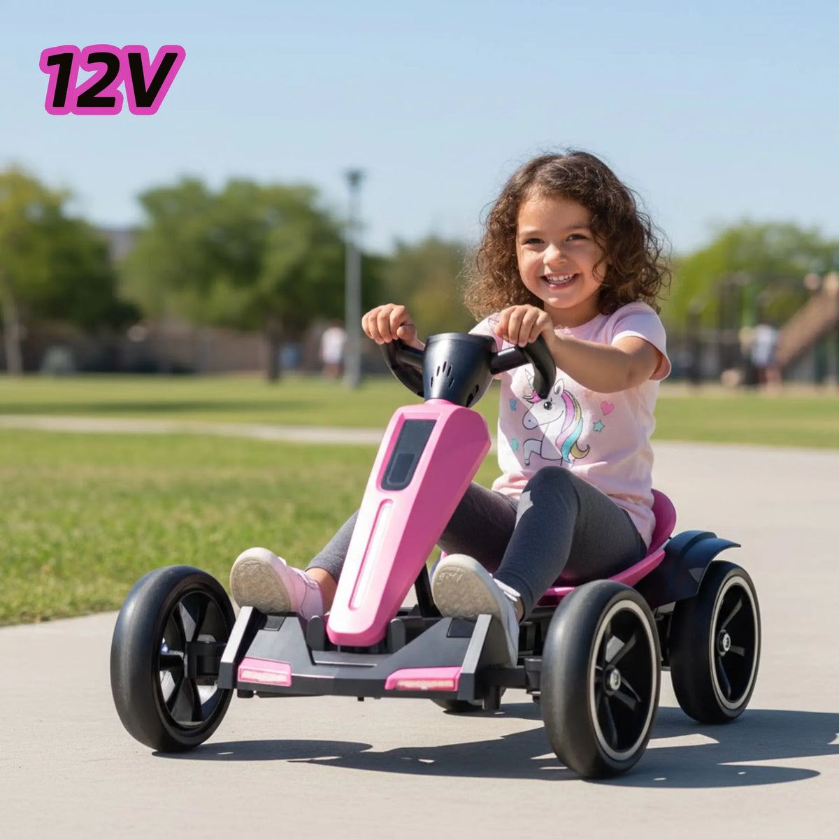 Jueshuai Kids Electric Foldable Go Kart With Adjustable Seat