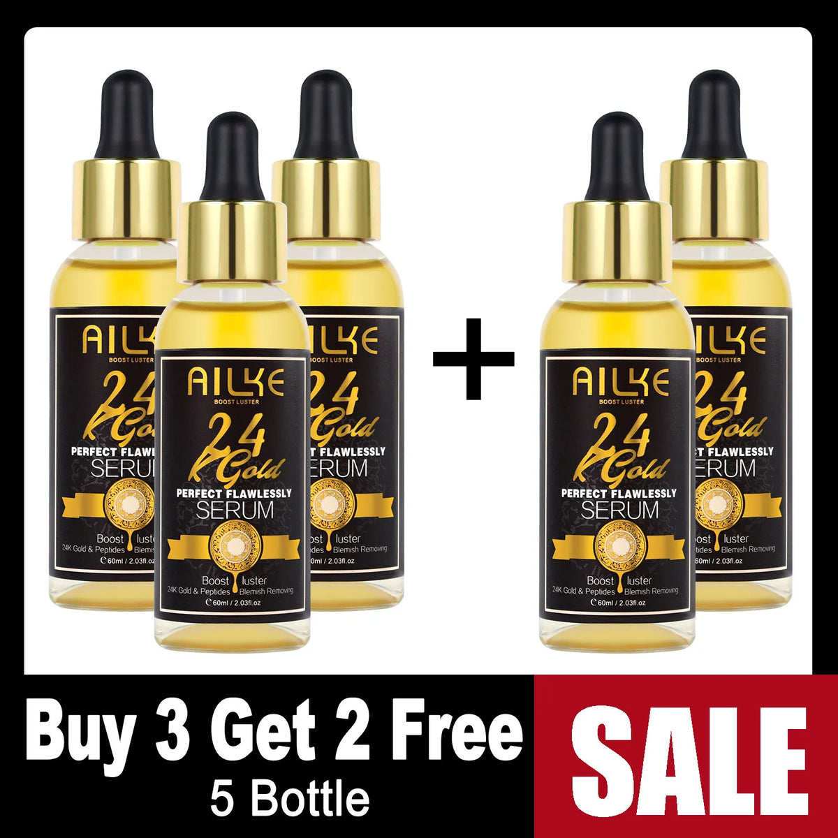 Ailke Brightening Skin Care Set With Vitamin C Moisturizer