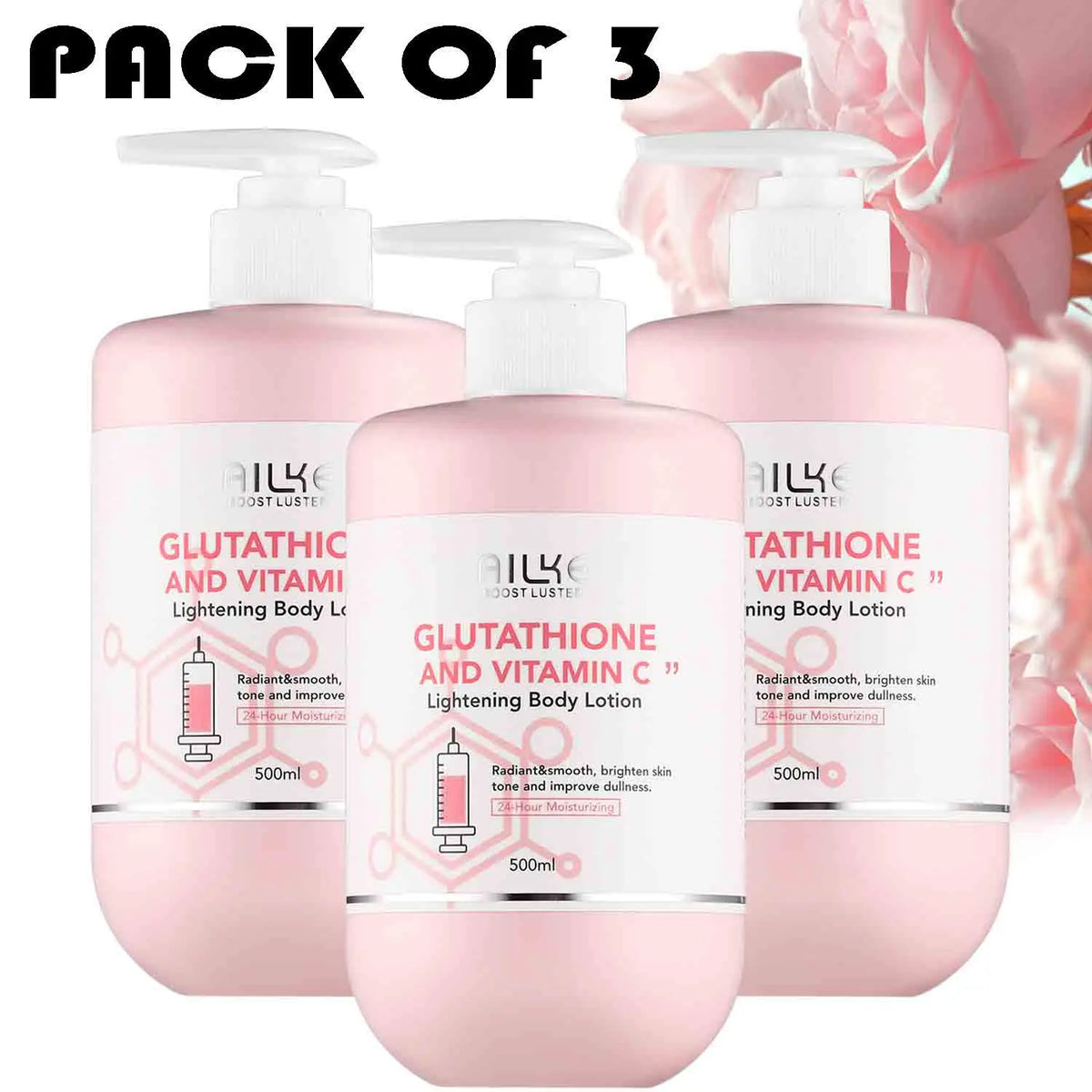 AILKE Vitamin C Whitening Moisturizing Face And Body Lotion
